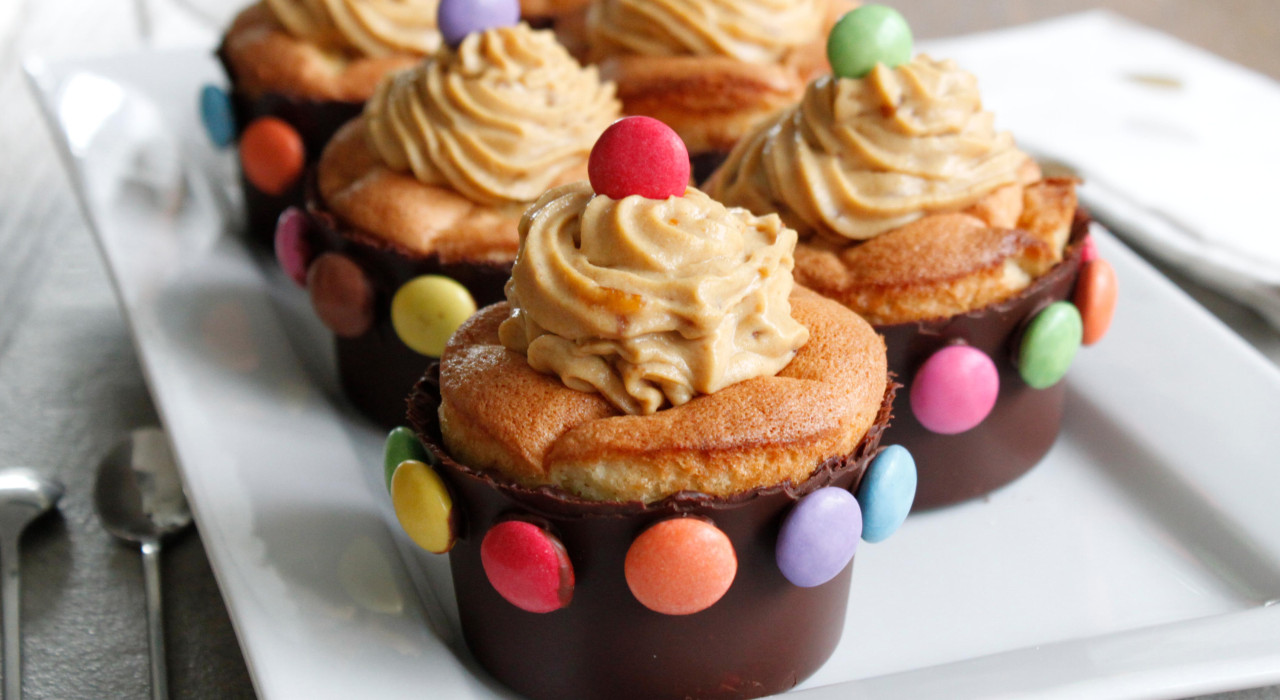 Schokolade-Apfel Muffins mit SMARTIES®